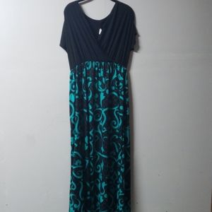 Surplice Maxi Dress 2x